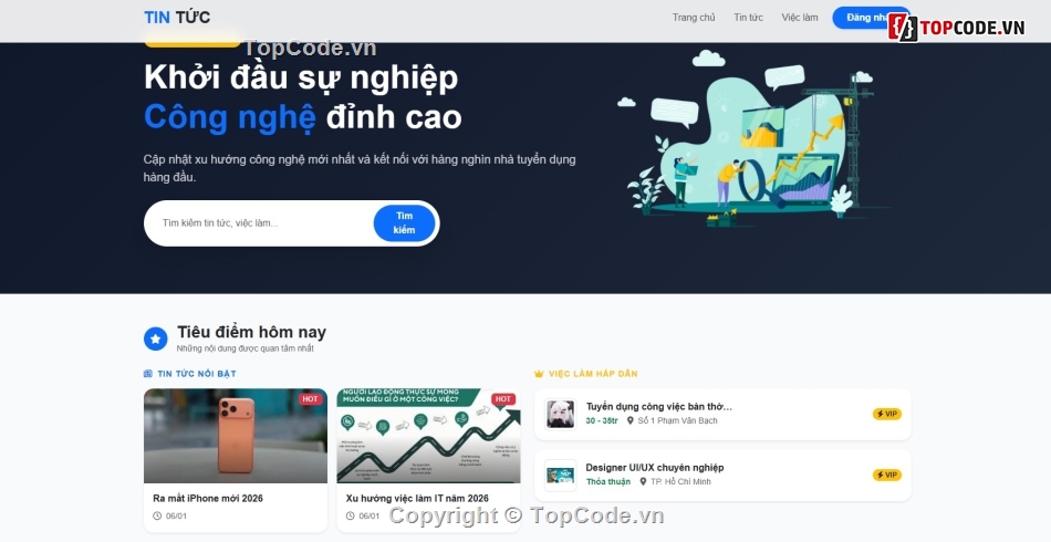 giới thiệu việc làm,web giới thiệu tin tức,website giới thiệu việc làm